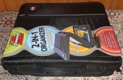 Case-It Two Side 1.25″ D-Ring Z-Binder Black 2-In-1 Binder Handle Shoulder Strap