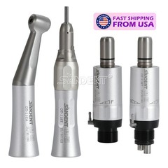 SANDENT Dental Slow Low Speed Handpiece Kit Push/Latch E-type 2/4Holes NSK Style