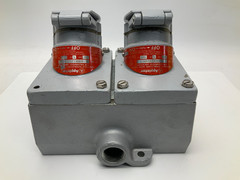 NEW APPLETON ENR22201 RECEPTACLE INTERLOCKED W/SWITCH FOR HAZARDOUS LOCATIONS