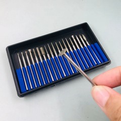 20Pcs/Kit Dental Lab Tungsten steel Carbide Burs Drill Polisher HP 2.35mm