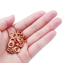 120Pcs M6 Copper Flat Washers – Superior Sealing Solution for Professionals
