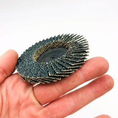 10x CGW Abrasives 30011 Flap Discs 3″ Mini Zirconia Quick Change Type R 36 Grit