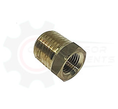 1/4″ MNPT x 1/8″ FNPT Brass Reducer Bushing Adapter / Pipe Reducer Hex Fitting