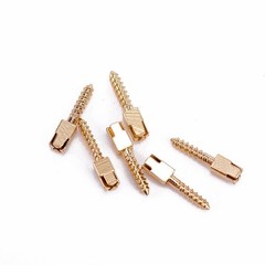 Assorted Dental Conical Screw Posts Kits Refills 24K Gold Plated 120Pcs/Box