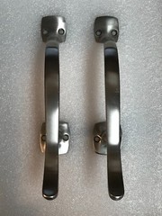 COMMERCIAL DOOR PULL HANDLE STAINLESS STEEL-16 SETS-US32D-CURVED-HANDS FREE 