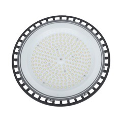 4 Pcs 150W UFO LED High Bay Light 18000LM With Hook Safety Rope Lighting Fixture