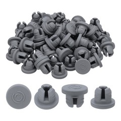 200Pcs 13mm/0.5″ Vials Rubber Stoppers Three Legs Butyl Rubber Stopper Grey