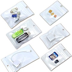 100 Zip Zipper Lock Bags Clear Plastic White Back 4.25″ x 7.5″ Seal Reclosable