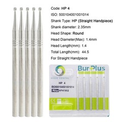 Wave Dental Round HP Carbide Burs Surgical Straight Handpiece Bur HP 8 6 4 2 10