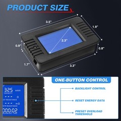 DC 12V 80 Amp Circuit Breaker Fuse Resettable for Trolling Motor Boat Waterproof