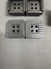 PLCC 44 Pin IC Sockets Through Hole Square Chip Sockets Lot 10
