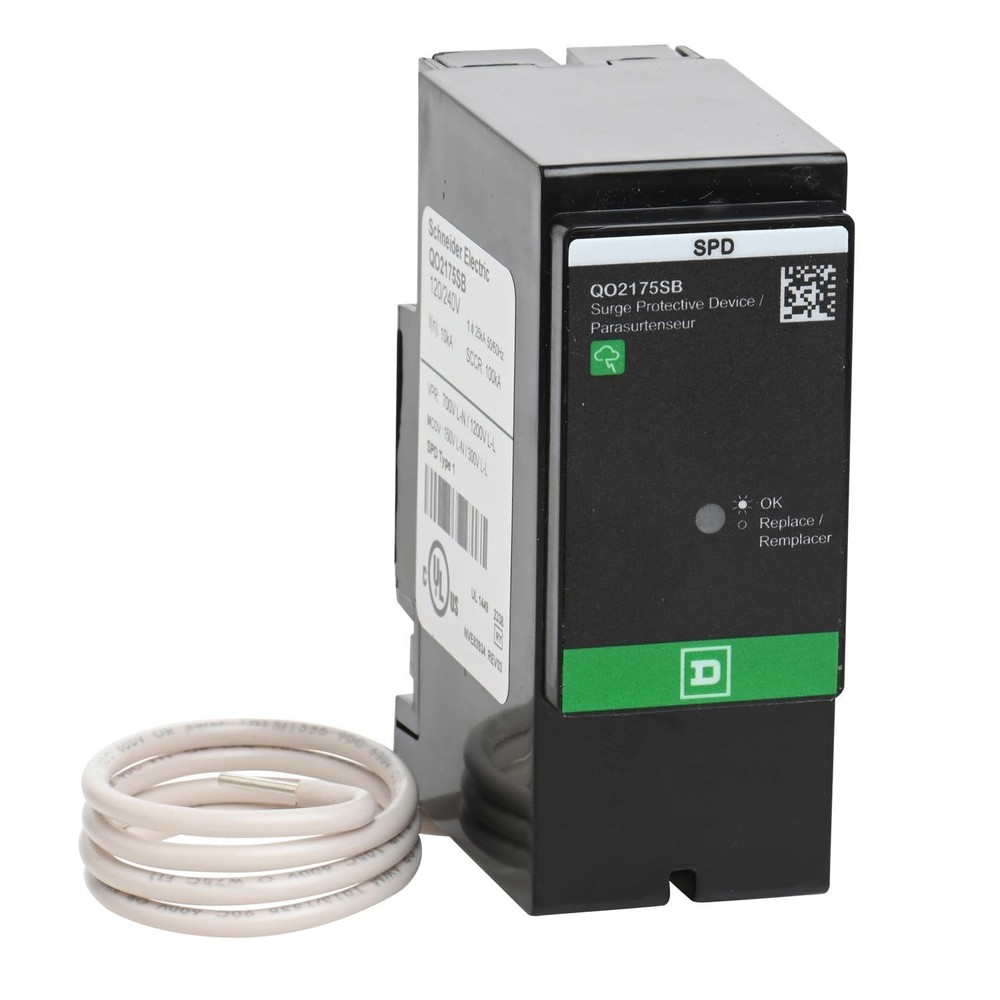 NEW SQUARE D QO2175SB SURGE PROTECTOR DEVICE 120/240V 25KA 2 POLE