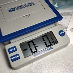 United States Postal Service 5 LB Desktop Postal Scale 2008 BATTERY POWER TESTED