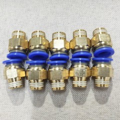 10Pc 10mm 3/8″ OD Tube X 3/8″ NPT Pneumatic Push To Connect Air Fitting