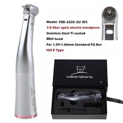 5 Dental LED 1:5 Handpiece push button Contra Angle For KAVO NSK Electric Motor