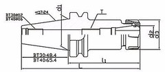 NEW BT40 ER32 MILLING COLLET CHUCK HOLDER PROJ. 2.76″ BALANCE 25,000RPM in PRIME