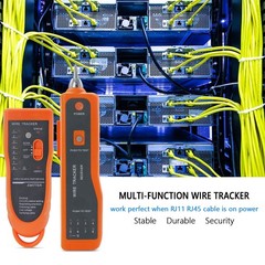 Wire Tester RJ45 RJ11 Cable Tracker Line Finder Multifunction Wire Tracker Et…