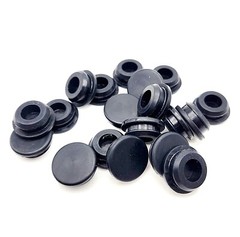 10X 1/2″ Solid Rubber Grommet Panel Plug for 1/8” Thick Wall 5/8″ OD 10 Pack