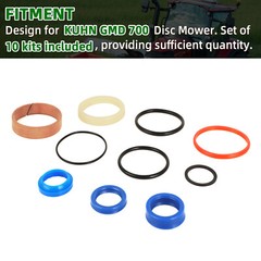 For KUHN GMD 700 GMD700 Disc Mower Hyd Cylinder Seal Kit 60mm Bore X 25 mm Ram