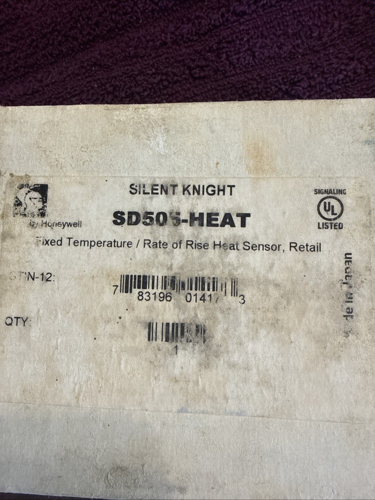 Silent Knight SD505AHS Addressable Heat Sensor – White