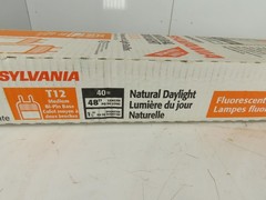Sylvania F40DSGN50 40W T12 5000k Full Spectrum Fluorescent Light Bulb Lot of 8