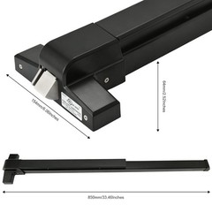 Commercial Panic Exit Push Bar 1710P w/ Lever Handle – UL10C, Grade 1 Steel