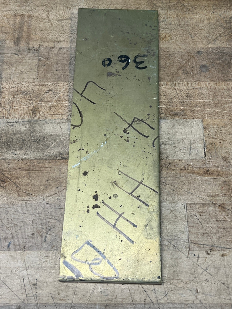 C360 brass plate flat bar stock 360 1/4″ x 12 1/8 x 3 5/8