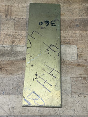 C360 brass plate flat bar stock 360 1/4″ x 12 1/8 x 3 5/8