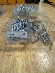 Vintage Stock Rivet Set 1/8 5/32 3/16 Various Lengths Kit