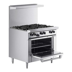 Garland G36-6R 6 Burner 36″ Gas Range with Standard Oven