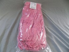 Skilcraft Inhibitor Anti-Microbial Mop Head 4 Ply Synthetic Yarn Looped End Mop