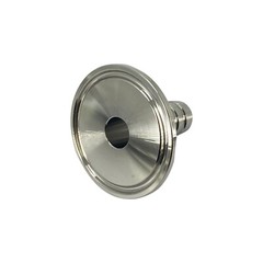 Tri-Clamp to Barb Adapter,1.5 in x 1/2 in (12.7mm Barb 0.5inch)