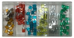 120 Piece Mini ATM/MIN Blade Fuse Assortment Kit – 5 Amp to 30 Amps
