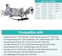 68252670AA Oil Pump with 926-235 Solenoid Valve for Chrysler 200 300 Town Countr