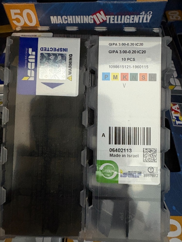 GIPA3.00-0.20 IC20/ISCAR 10 PCS