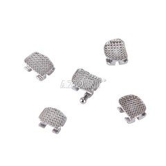 Dental Orthodontic Brackets Brace Mini Roth MBT Slot 022/018 Hooks 345 Mesh Base