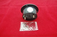 DC 0-200A Round Analog Ammeter Panel Current Meter Dia. 66.4mm DH52 with shunt