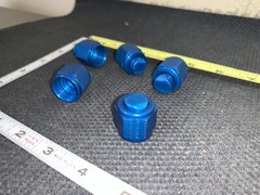 LOT 5pieces New AN Fitting AN929-8 Aluminum Caps AN929-8D