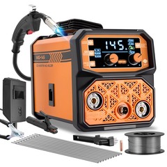 110V Heavy Duty Welding Machine 145A 3-IN-1 Gasless MIG Stick Lift TIG