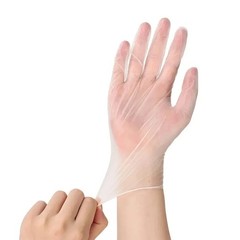 100/200/400pcs Food Grade Disposable Vinyl PVC Gloves for Kitchen Garden