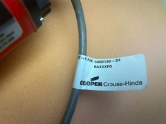 MTS Temposonics R Series RHT0060URG01V01 w/ Crouse-Hinds cable