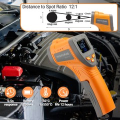 Digital Laser Infrared Thermometer Gun Grill Temperature Oven Cooking Kitchen IR