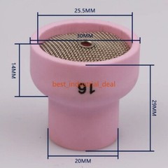 White Ceramic Nozzle Alumina Cup For Tig Welding Torch Ceramic TIG Welding Cup