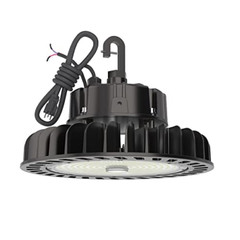HYPERLITE LED High Bay Light 150W 21000lm 5000K 1-10V Dimmable UL Listed US Hook
