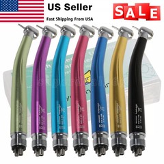 1-10PCS Dental High Speed Handpiece PANA MAX Air Turbine Push 2Hole/4Hole Colors
