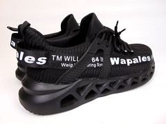 Wapales Steel Toe Safety Work Knit Comfort Sneakers Men’s Size 14.0 M, Black