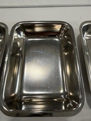 Polar Ware Stainless Steel 18-8 Steam Table Pans 1/9 Size USA Made Lot of 6