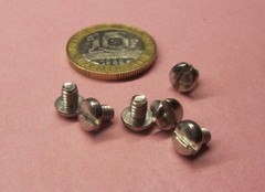 18-8 Stainless Steel Pan Head Slotted Machine Screw 6-32 x 3/16″, 300 pcs