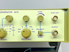 Used Global Specialties Pulse Generator 4010- powers on but untested