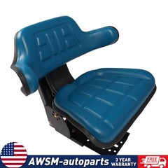 Blue Tractor Suspension Seat 3000 4000 3600 4600 3910 For Ford 2000 2600 2610